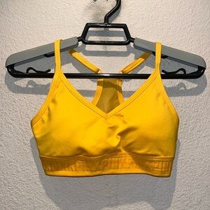 Victoria’s Secret PINK Ultimate Sports Bra Yellow Size XS